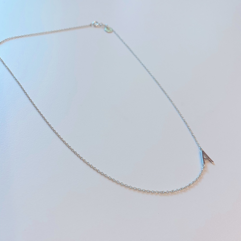 Sterling Silver A necklace